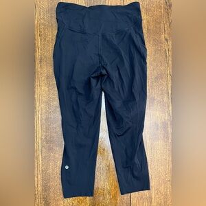 🍋Lululemon Base Pace 22.5” Crop Black Leggings